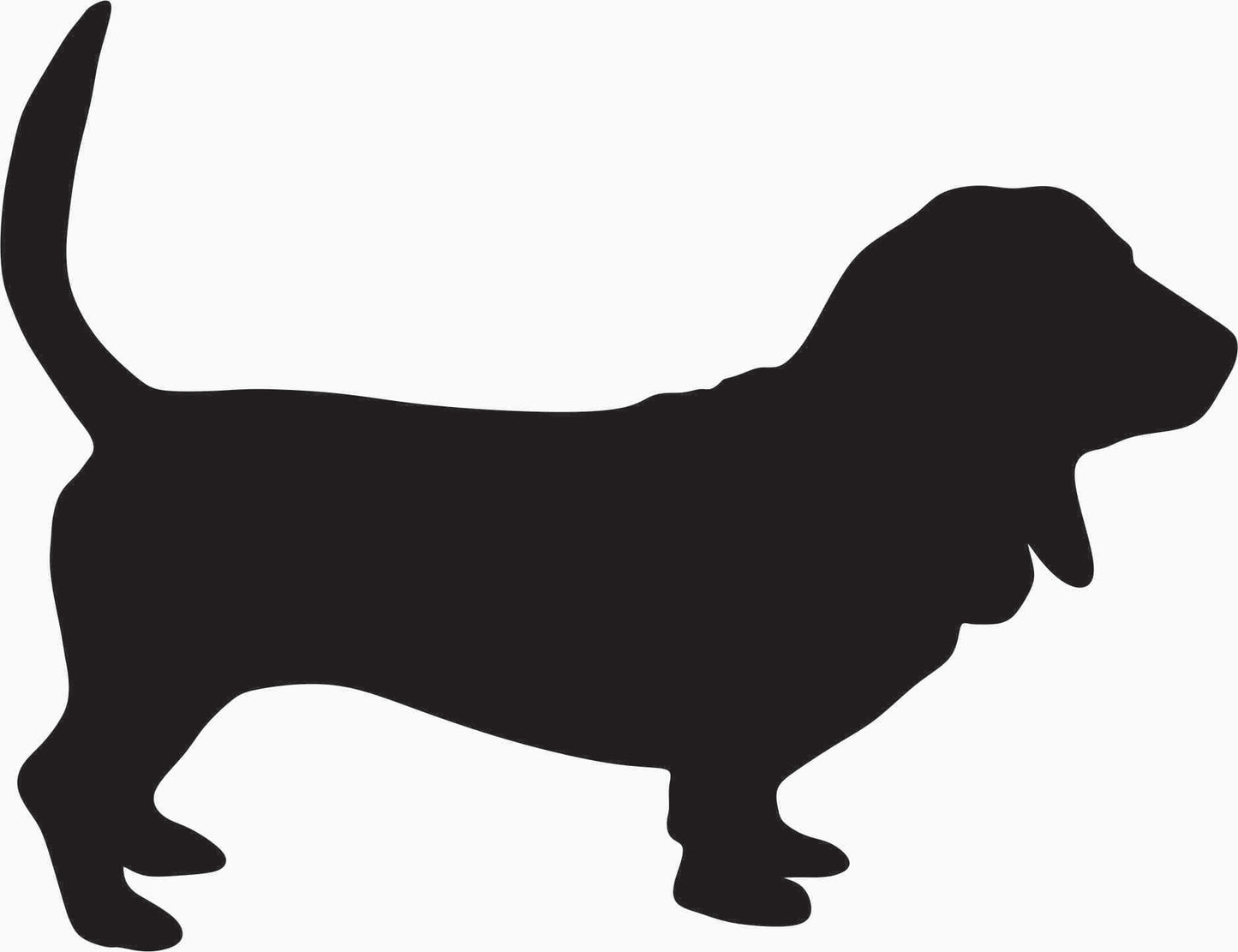 Basset Hound Sticker