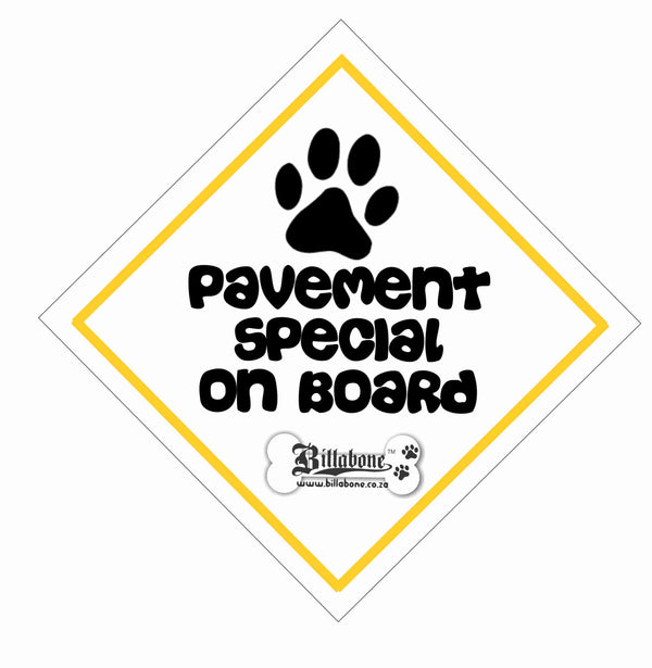 Pavement Special On Board Car Sign or Sticker – Billabone