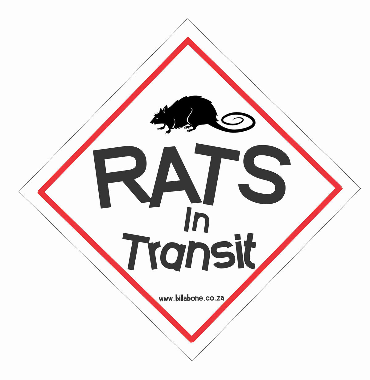 Rats in Transit Car Sign or Sticker – Billabone